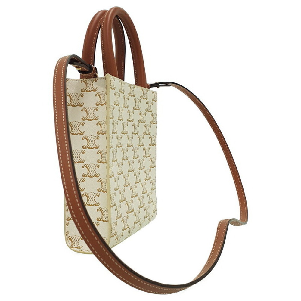 Celine Triomphe Canvas Vertical Cabas Bag - Picture 2 of 9
